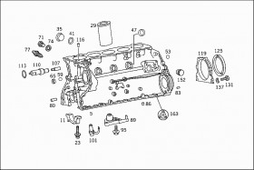 Сальник коленвала задний (A0179977447) для Mercedes Benz