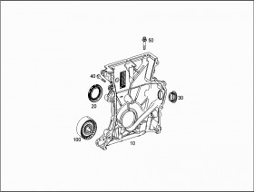 Обводной ролик (A2742020019) для Mercedes Benz