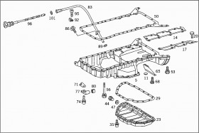 Прокладка уплотнительная (A1200140522) для Mercedes Benz