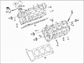 Прокладка крышки маслозаливной горловины (A1110180080) для Mercedes Benz
