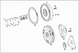 Замочное кольцо (A1020310133) для Mercedes Benz