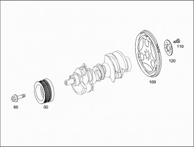 Болт (A0009900200) для Mercedes Benz