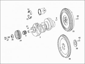 Шестерня коленвала (A6420500803) для Mercedes Benz