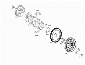 Игольчатый подшипник (A0039814618) для Mercedes Benz