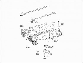 Масляная трубка (A2711870201) для Mercedes Benz