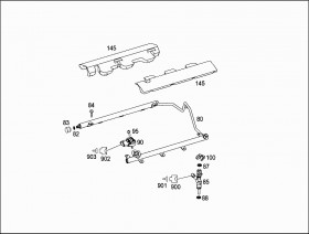 Уплотнительное кольцо форсунки (A0169977745) для Mercedes Benz