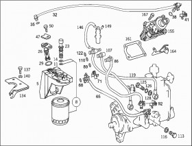 Трубка топливная (A6050701232) для Mercedes Benz