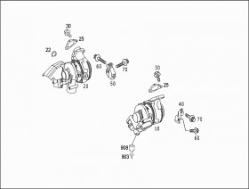 Стопорное кольцо (A0109946741) для Mercedes Benz