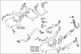 Клапан кондиционера (A0028305584) для Mercedes Benz