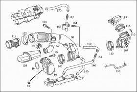 Прокладка уплотнительная (A1121590080) для Mercedes Benz