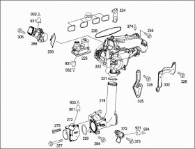 TEILESATZ FORMDICHTUNG (A646098028064) для Mercedes Benz