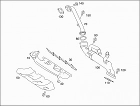 Прокладка уплотнительная (A6400981080) для Mercedes Benz