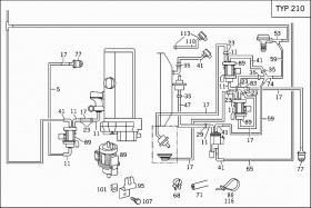 Фитинг трубки вакуумной (A6010780245) для Mercedes Benz