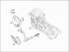 ZUENDKABEL (A266150131864) для Mercedes Benz