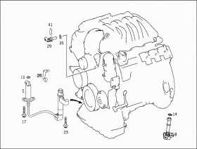 Скоба (A0089889178) для Mercedes Benz