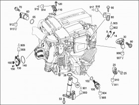 Заглушка распредвала (A2710510032) для Mercedes Benz