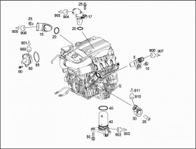 Манометр./нажимн. выключ. (A0011530532) для Mercedes Benz