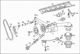 Стяжная скоба (A1201810059) для Mercedes Benz