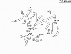 Запчасть (A016997614864) для Mercedes Benz