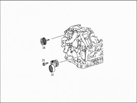 UMLENKROLLE (A628202001964) для Mercedes Benz