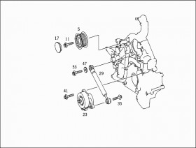 Натяжитель ремня (A1122000970) для Mercedes Benz