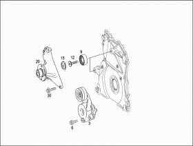 Натяжитель ремня (A6422001370) для Mercedes Benz