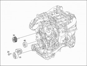 Обводной ролик (A6292000670) для Mercedes Benz