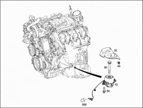 Подушка двигателя (A1662405917) для Mercedes Benz