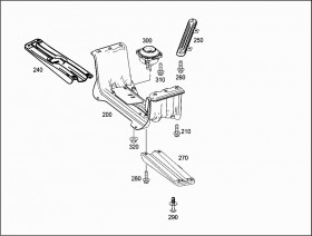 Подушка АКПП (A1662400918) для Mercedes Benz