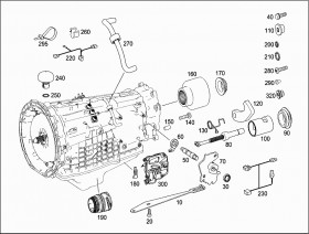 Держатель (A2205010020) для Mercedes Benz