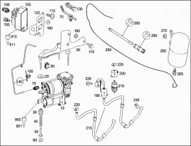 Втулка крепления копрессора (A2203270253) для Mercedes Benz