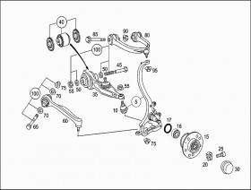 Сальник ступицы (A0229979747) для Mercedes Benz
