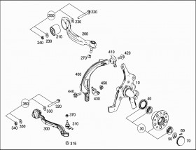 Сайлентблок продольного рычага (A2123330014) для Mercedes Benz