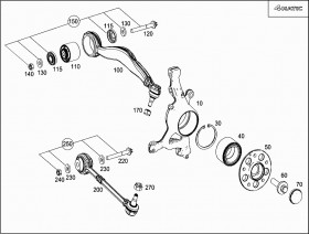 Пыльник сайлентблока (A2123330397) для Mercedes Benz