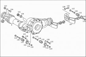 Сайлентблок переднього редуктора (A4602801586) для Mercedes Benz