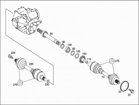 Импульсное кольцо (A2033570382) для Mercedes Benz