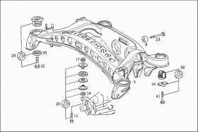 Ремкомплект (A2103505908) для Mercedes Benz