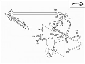 Уплотнит. кольцо (A0259977448) для Mercedes Benz