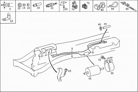 Топливный фильтр (A0024772701) для Mercedes Benz