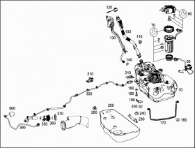 Ремкомплект подогревателя мочевины (A1664710775) для Mercedes Benz