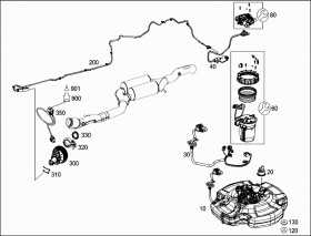 Подогреватель AdBlue (A2214710475) для Mercedes Benz