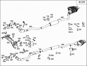 Болт с шестигр. головкой (N000000004425) для Mercedes Benz