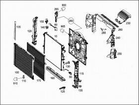 Сливная пробка радиатора (A0009970024) для Mercedes Benz