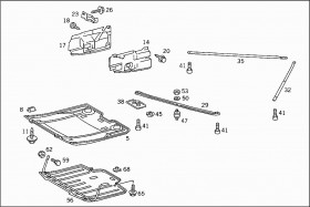 Фиксатор (A0019949845) для Mercedes Benz