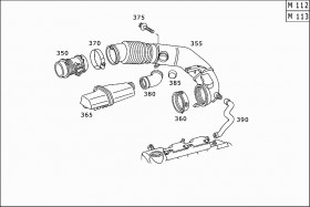 Прокладка уплотнительная (A1121590180) для Mercedes Benz