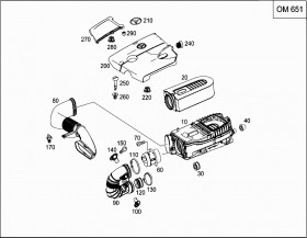 Упорное кольцо (A6510940322) для Mercedes Benz