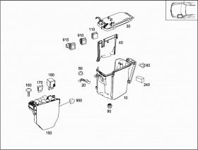 Реле компрессора пневмоподвески (A0025428719) для Mercedes Benz