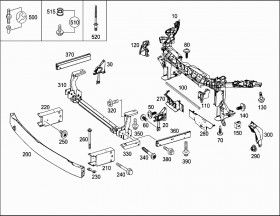 Уплотнительная лента (A2465050086) для Mercedes Benz