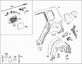 ABDAEMPFUNG (A204698002264) для Mercedes Benz