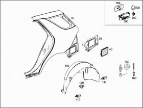 Запчасть (A166830064264) для Mercedes Benz